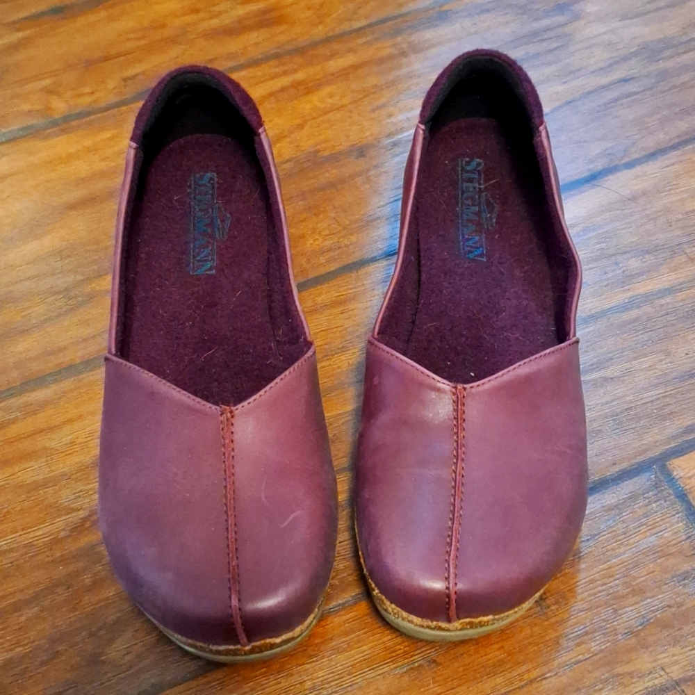 Stegmann Liesl leather shoes size 10 Violet